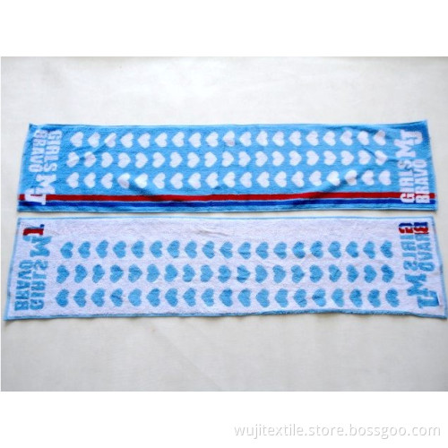 SGS Cotton Sports Towel Gym Towel with Printing (WJ-G845)